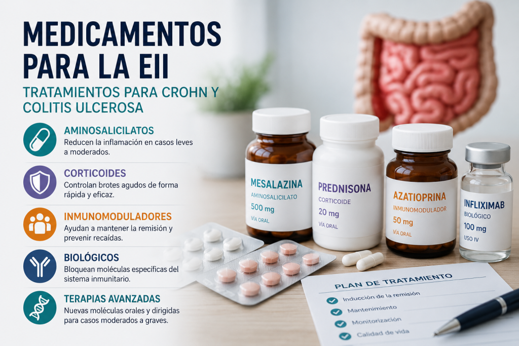 Medicamentos para la EII