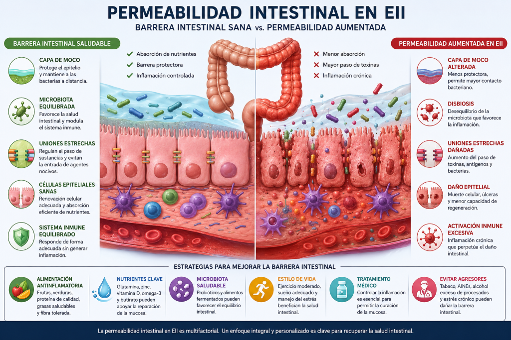 Permeabilidad intestinal en EII