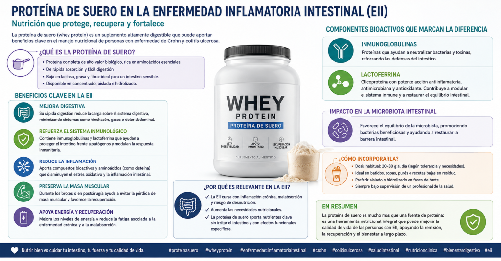 Proteína de suero en EII