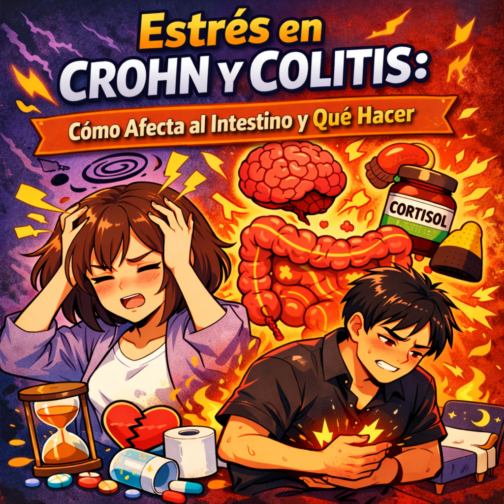 Estrés en Crohn y colitis