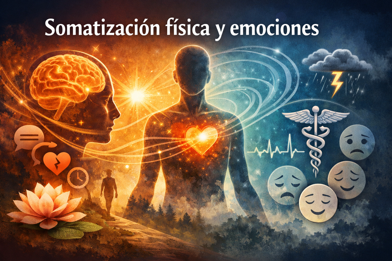 Somatización física y emociones, conexión entre cuerpo, mente e interocepción