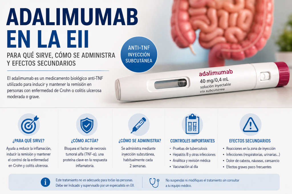 Adalimumab en la EII