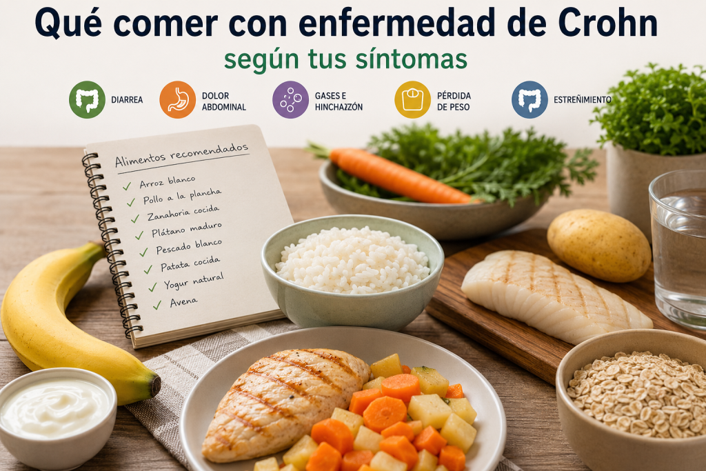 Qué comer con enfermedad de Crohn